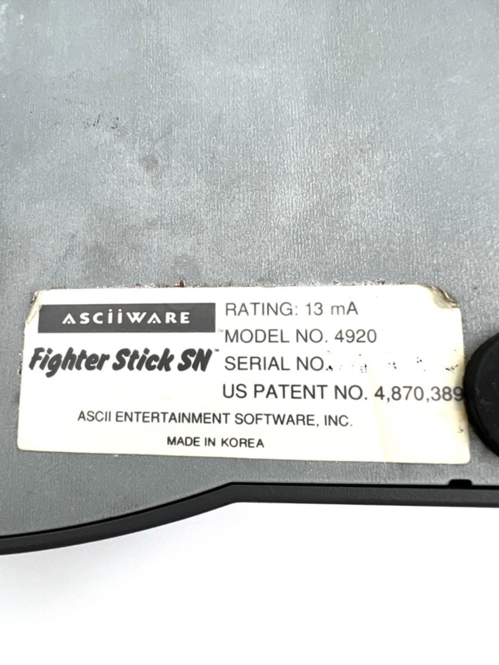 Vintage Asciiware Fighter Stick - Picture 6 of 9